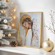 Plakat 30x40 cm-Śpiący Anioł  (2-0713)