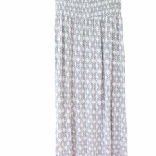 Sukienka vintage bez ramion maxi długa Blue Motion