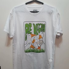 Koszulka BE VEGAN gęsi