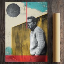Kolaż - Marek Hłasko ( 50x70 cm )