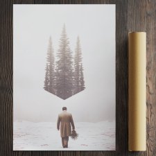 Kolaż - Idę do lasu ( A3 - 29,7x42 cm )