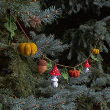 Girlanda jesienna, Girlanda dekoracyjna, Jesienna dekoracja kuchni