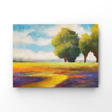 Pejzaż -praca pastelami suchymi