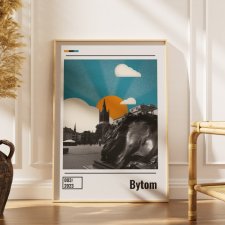 Plakat midcentury - Bytom ( A2 - 42 x 59,4cm )