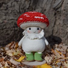 Maskotka muchomorek, Grzybek , Dekoracja domu, Prezent dla dziecka