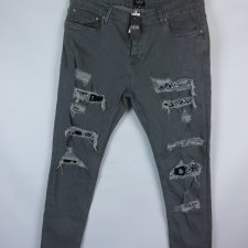 Boohoo Man skinny jeans spodnie dżins dziury z metką 40 / XXL