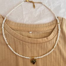 Choker z perłami