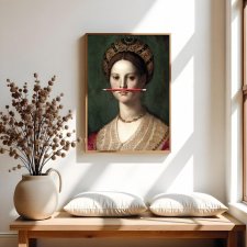 Plakat Dziewczynka z ołówkiem -  format 61x91 cm