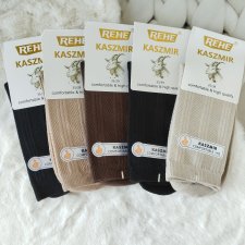 5 x Skarpetki kaszmirowe damskie 35-39