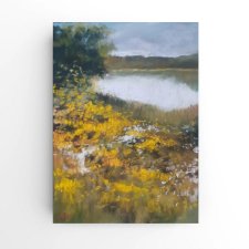 ŻÓŁTA ŁĄKA-praca wykonana pastelami