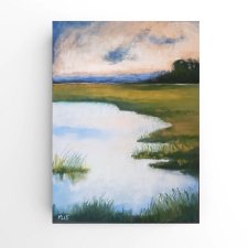PEJZAŻ-praca wykonana pastelami