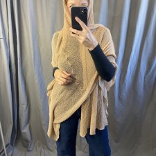 art kimono sweter