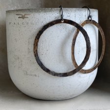 Kolczyki Koła Rustic