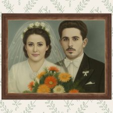 Monidło – Personalizowany Portret Ślubny | Prezent na Ślub, Rocznicę, Dla Pary Młodej