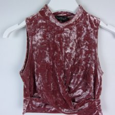 Topshop welurowy top 34 / 6 petite