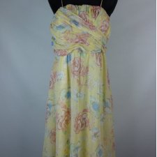 Boohoo letnia szyfonowa sukienka midi 12 / 38