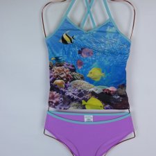 Lands'end strój kąpielowy tankini / 8 - 34