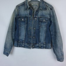 ZARA TRF damska kurtka katana jeans vintage / L