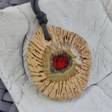 Wisior ceramiczny "Wypalony punkt"