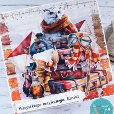 Kartka urodzinowa z motywem Herry'ego Pottera, personalizacja