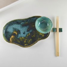 Ceramika, zestaw do sushi