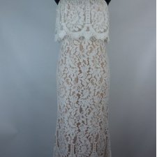 Jarlo koronkowa sukienka maxi koronka 8P / 34