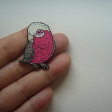 PIN PRZYPINKA BROSZKA PAPUGA