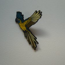PIN PRZYPINKA BROSZKA PAPUGA