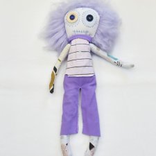 Lavender Soul – lalka upcycling od NastyCrazyToys - Lalki inne niż wszystkie