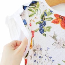 Bluzka vintage ESPRIT kwiaty koronka