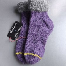 Skarpetki z mankietem bouclé