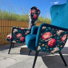 Fotel uszak nowoczesny scandi loft iguana
