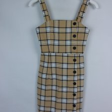 Divided H&M ołówkowa sukienka mini krata 32 / XXS