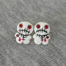 Kolczyki laleczki voodoo