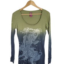 Ed Hardy bawełniana bluzka 38 M