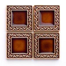 Kafle VIVACE brązowo-miodowe, 5cm x 5cm