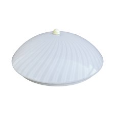 Plafon italian modern z kloszem z plexi, Włochy, lata 70./80.
