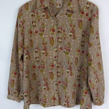 Top Fit koszulowa bluzka koszula vintage / XL