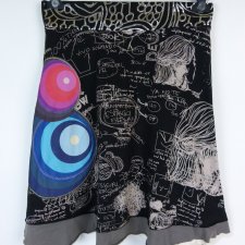 Desigual spódnica do kolan bawełna / M