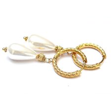 Pearls [white] perły vol. 24 - kolczyki