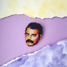 Broszka Freddie Mercury Pop-Art