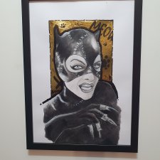 Cat Woman Portret A3