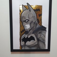 Batman A3 handmade grafika obraz plakat