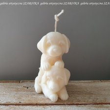 PIESKI świeca z wosku sojowego