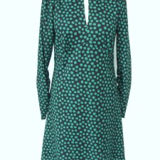czarna sukienka w grochy r. 38 New Look