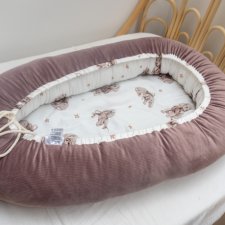 gniazdo niemowlęce kokon bambus Velvet
