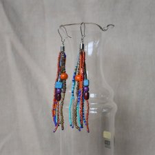 Kolczyki wiszące boho