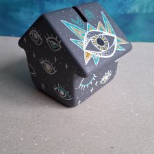 Dom magicznych oczu - skarbonka 2