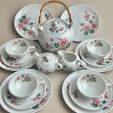 Krautheim - Japan Style Tea Set ❤ Serwis do herbaty ❤ Kwiaty Japonii ❤ Cudowny!