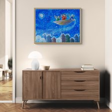 Śnieg nad miastem – Giclee